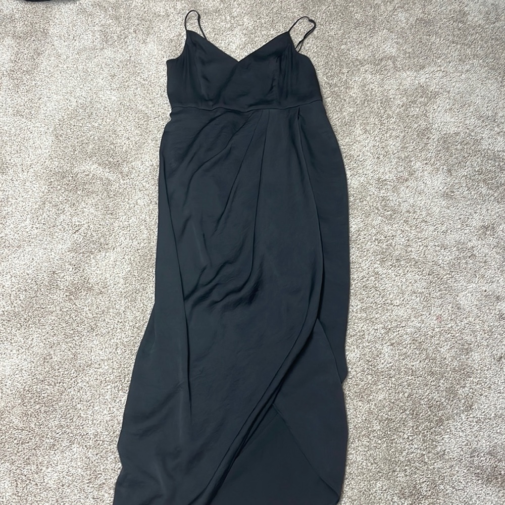 Express black sheath slip dress